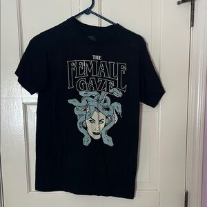 Women's Black Graphic Tee - The Female Gaze